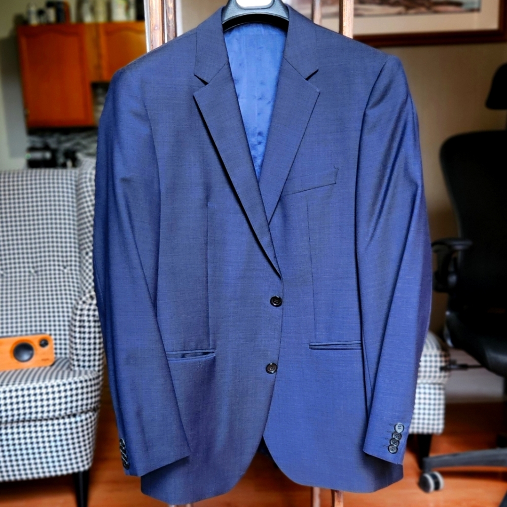 Hugo Boss The Grand/ Central Suit jacket in Dark blue